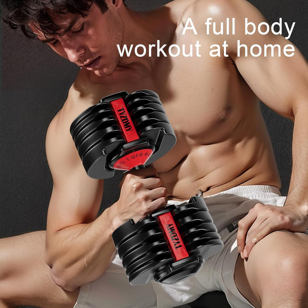 Adjustable Dumbbells for Home Gym