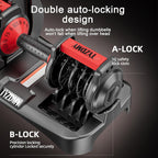 Adjustable Dumbbells for Home Gym – 15-in-1 Weight Set (5–52.5 lbs Each) Pair of