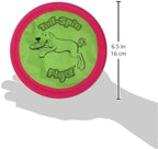 Booda Tail Spin Flyer – Lightweight Fabric Dog Frisbee for Fetch, Water Play
