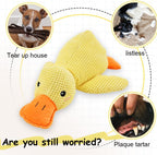 Duck Dog Toy – Durable Squeaky Plush Toy for Aggressive Chewers, Calming & Interactive