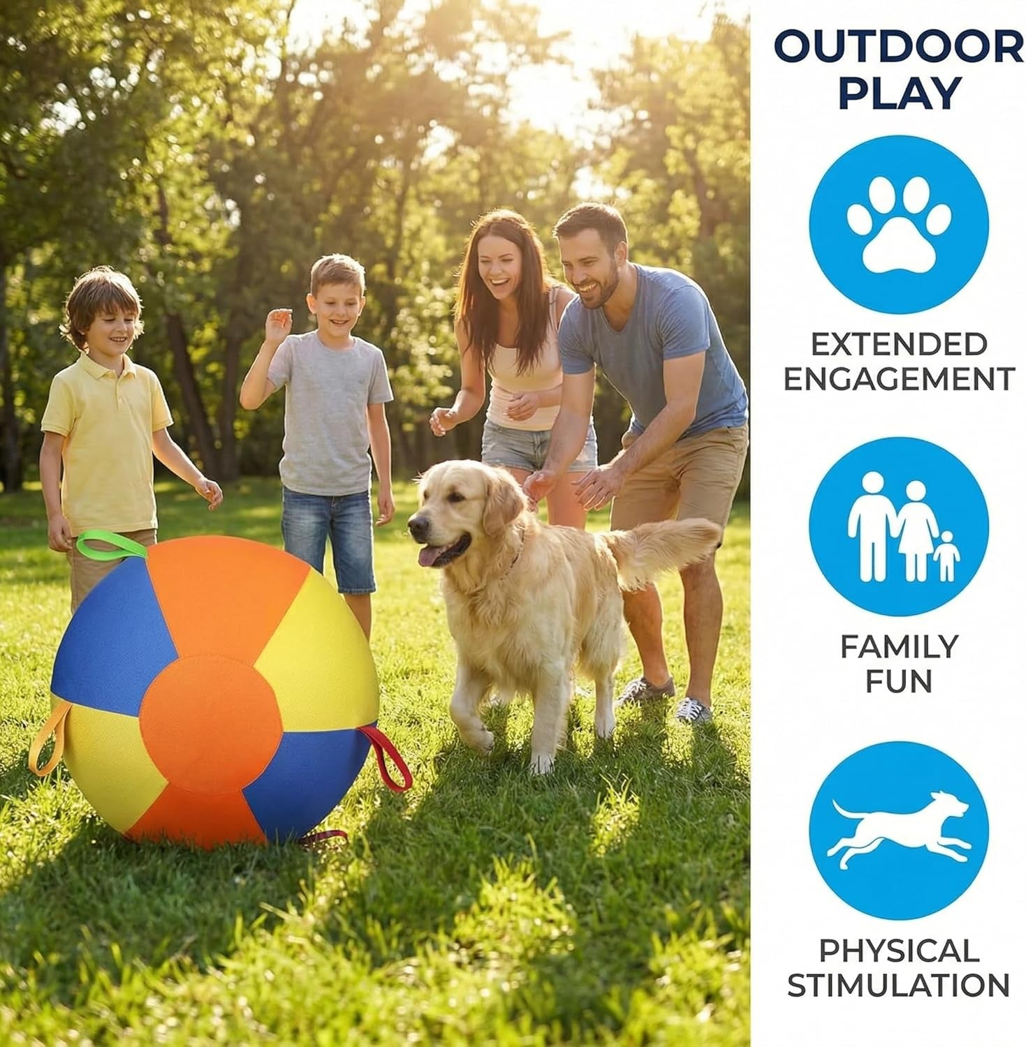 Herding Ball for Dogs – Durable Tear-Resistant Inflatable