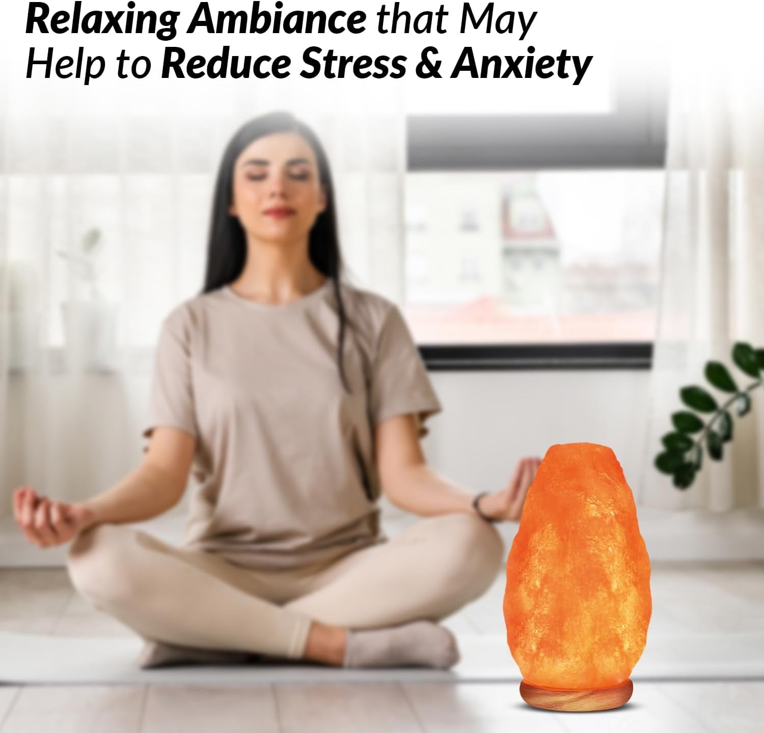 Himalayan Pink Salt Lamp – USB Natural Crystal Lamp with