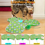 Interactive Cat Toys for Indoor Cats – Rechargeable Moving Feather & Real Mouse