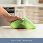 Microfiber Cleaning Cloths – 12 Pack Ultra Soft Lint-Free Reusable Towels for Home, Kitchen