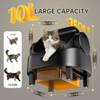 Self Cleaning Cat Litter Box – Automatic Open-Top Smart Litter Box with App Control