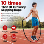 Weighted Jump Rope – Heavy 3LB/4LB/5LB Skipping Rope for Men & Women, Full Body